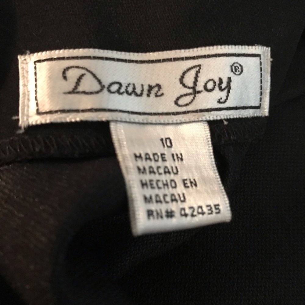 Dawn Joy Dress Suit Black